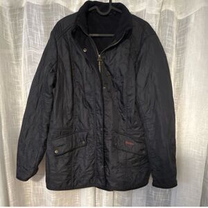 Barbour Navy Quilted Field Jacket